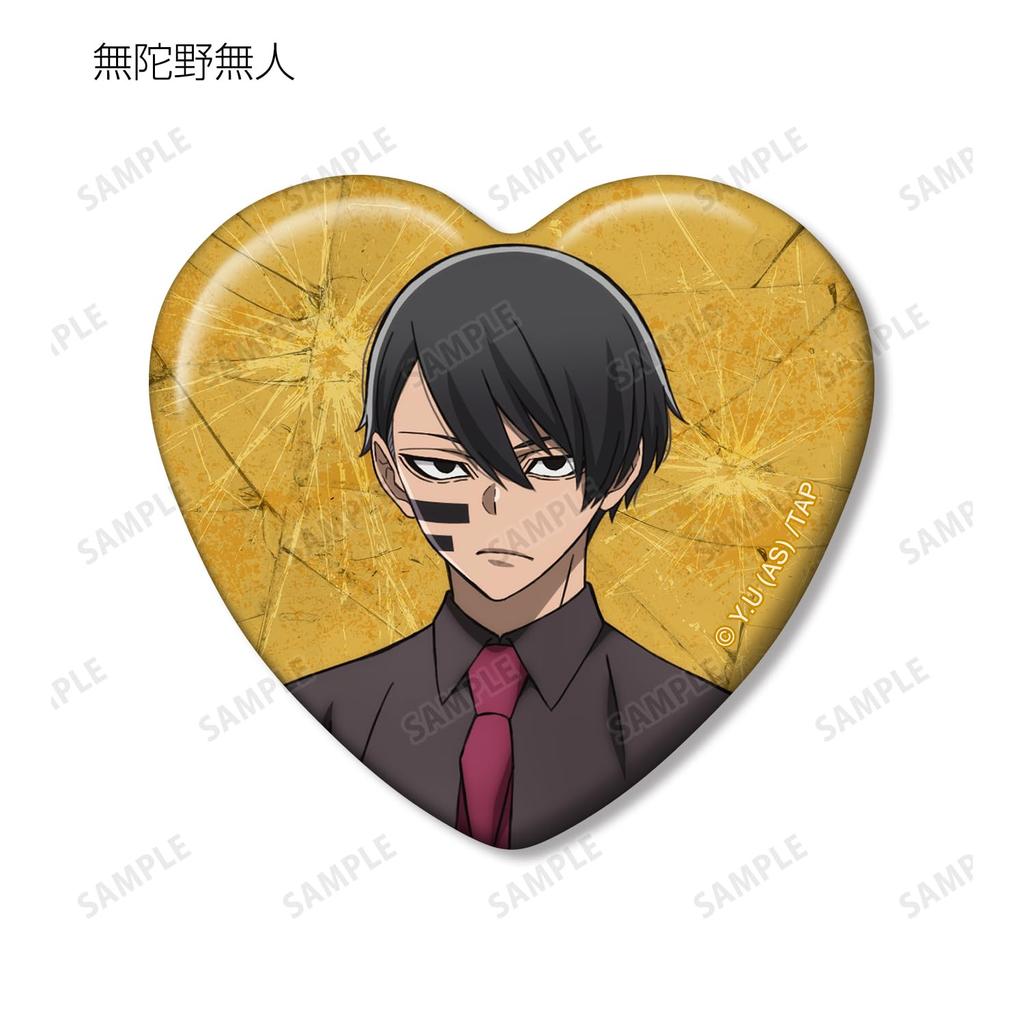 Togen Anki Trading Box of 11 Heart-Shaped Badges,