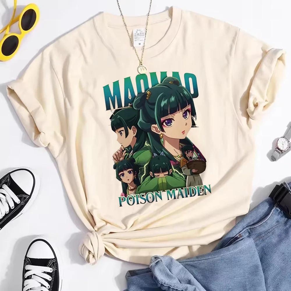 Apothecary Diaries top tees feUnisex anime harajuku  Comfortable Punk t shirt Classic hip hop Retro Women aesthetic streetwear