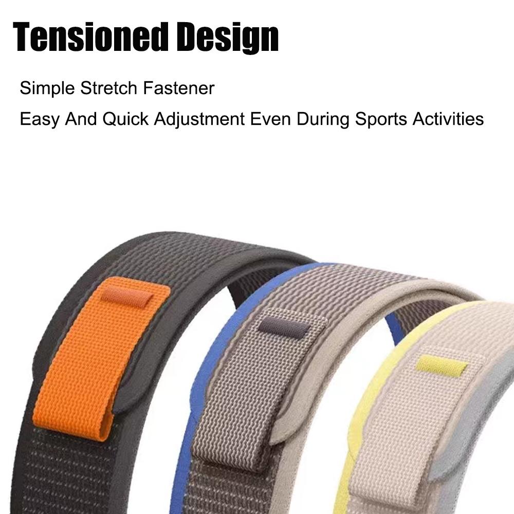 20mm 22mm Nylon Loop Strap For Amazfit GTS 4 3 2e/GTS2 4Mini/GTR4 3 Pro 42mm 47mm/Balance 2 Bracelet Amazfit bip 6 U Pro S Bands 3