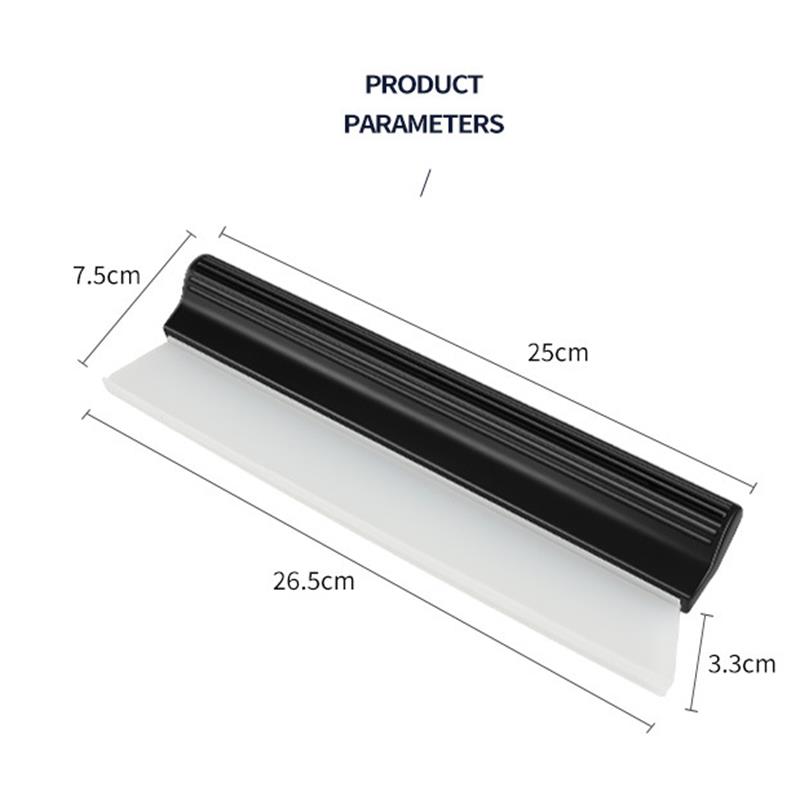 

Нецарапающий Гибкий Мягкий Силиконовый Удобный Скребок Автомобильный Водосгон Чистящий Скребок Скребок для Пленки Аксессуары чёрный