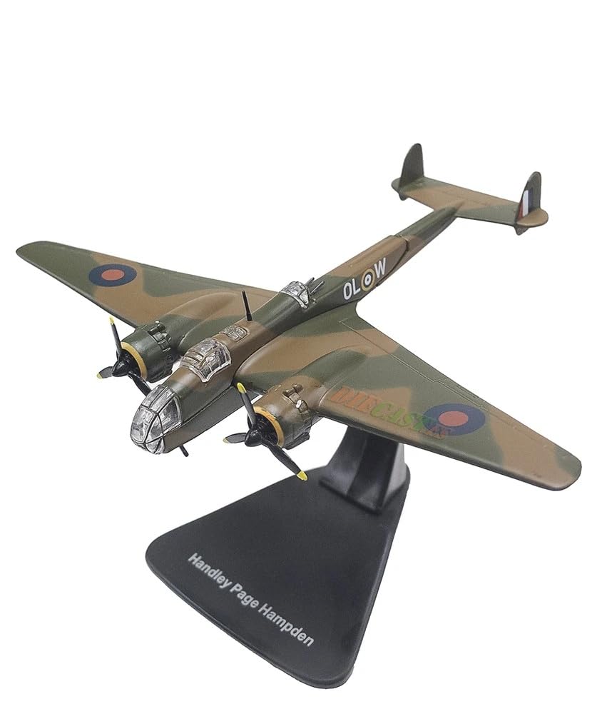 1/144 Scale Scale Model of the Royal Air Force Handley Page Hampden MKI 83 Bomber (1940) - Fully Assembled [Imported]