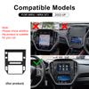Real Soft Carbon Fiber For Subaru WRX/ WRX STI   2024 Car Central Navigation Frame Panel Sticker LHD Trim Accessories