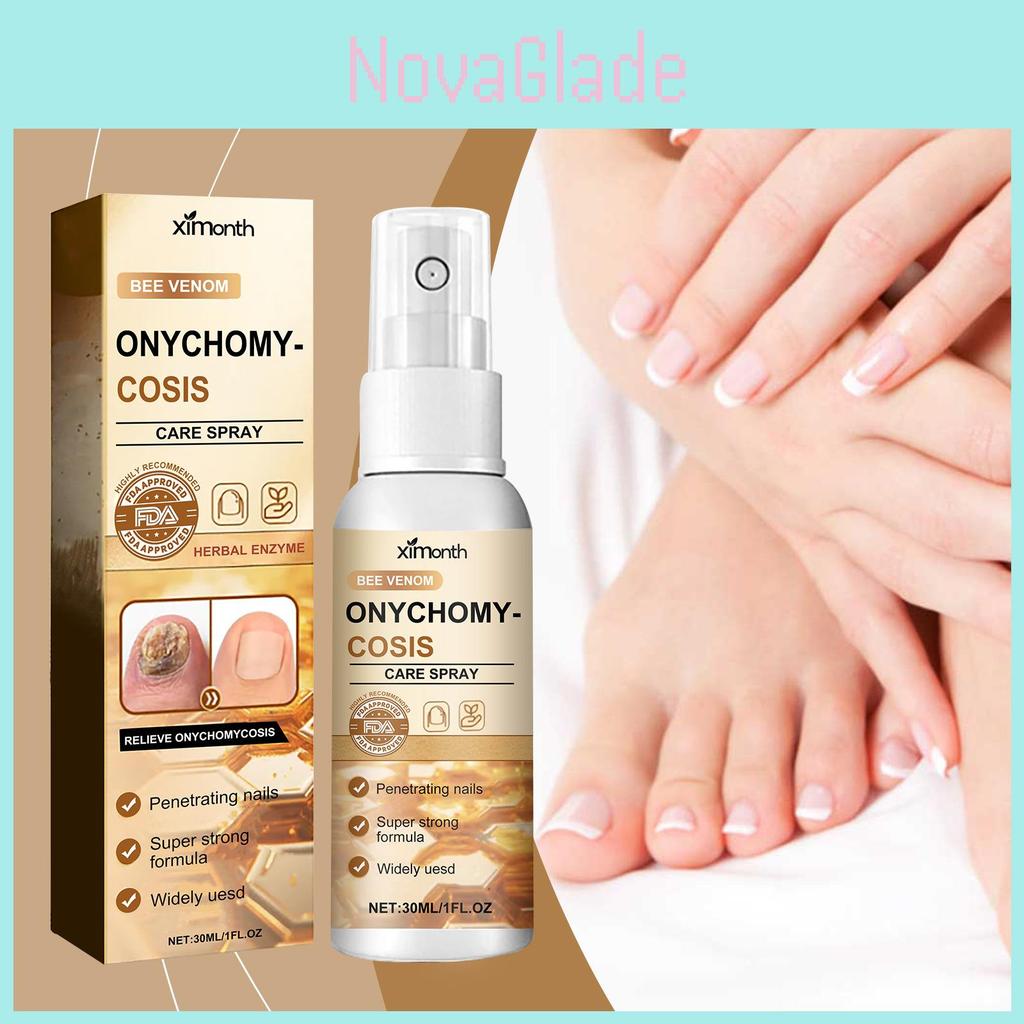 Ximonth Nail Care Spray For Repairing And Strengthening Weak Nails With Gentle Cleansing Properties For Healthy Manicure And Pedicure