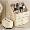 Dustproof Large-Capacity Cosmetic Storage Box for Lipstick & Skincare with Drawers
