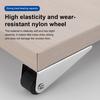 3/4/5 Pcs Vertical Track Roller Up to 110lbs Sliding Door Bottom Guide Roller Quiet