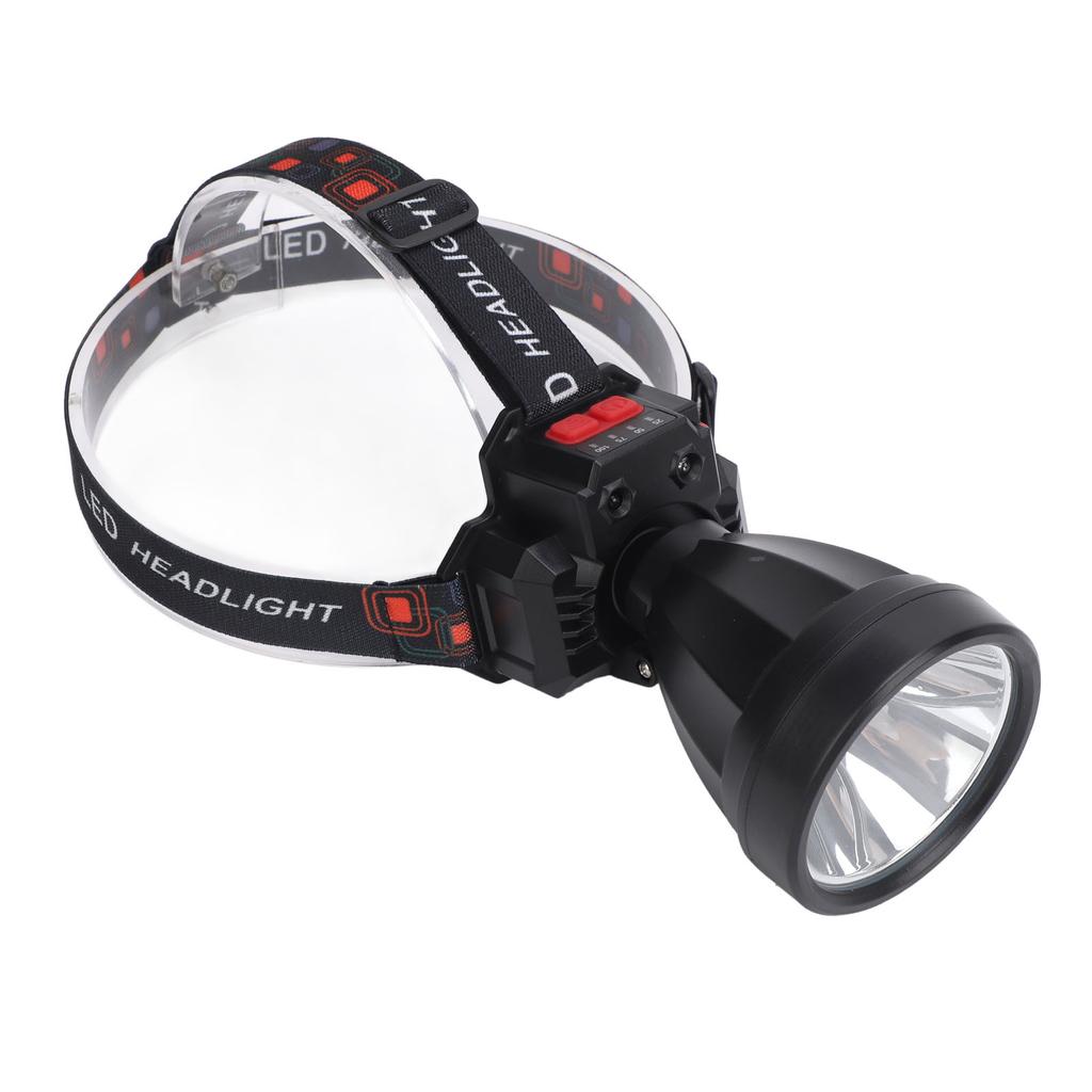 LED Headlamp High Brightness Waterproof Aluminum Alloy Solar Sensor Headlight for Night Fishing