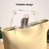 Soporte para Tablet de Acrílico Transparente Rotación de 360 Grados Altura Ajustable Soporte para Tablet Universal Plegable Soporte de Escritorio Accesorios para Tablet