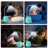 Canmeijia LED Desk Table Lamp USB Stepless Dimming Rechargeable Foldable Student Reading Light Phone Holder Lamp USB Night Lamp