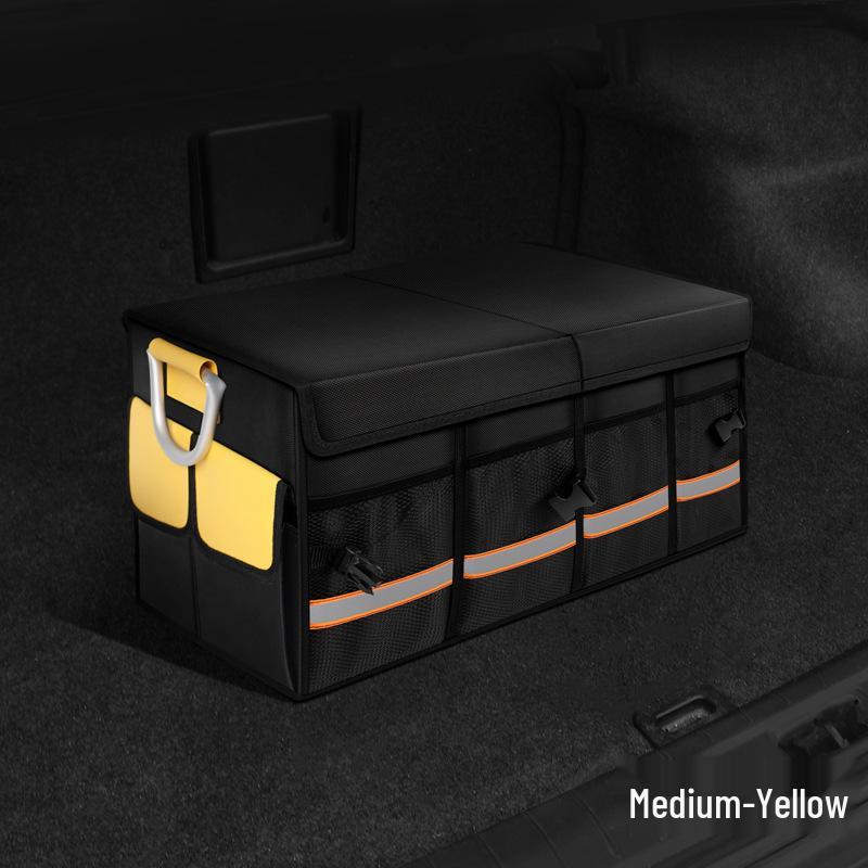 Large Capacity Car Trunk Organizer with Shoe Compartment