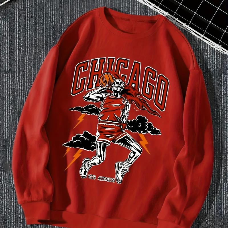 

Свитшот с круглым вырезом, устойчивый к усадке и универсальный, идеальный для работы из дома XXL красный