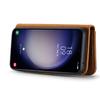 DG.MING for Samsung Galaxy S25 Case Detachable Split Leather Phone Cover