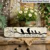 2D Flat, 1pc, 3.94 X 15.74 Inches Aluminum Decorative Sign - Halloween Christmas Decoration ENERY LITTLE THINGS WILL BE ALRIGHT Metal Sign - Vintage