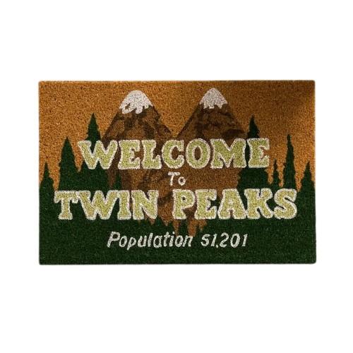 Twin Peaks Welcome To Door Mat