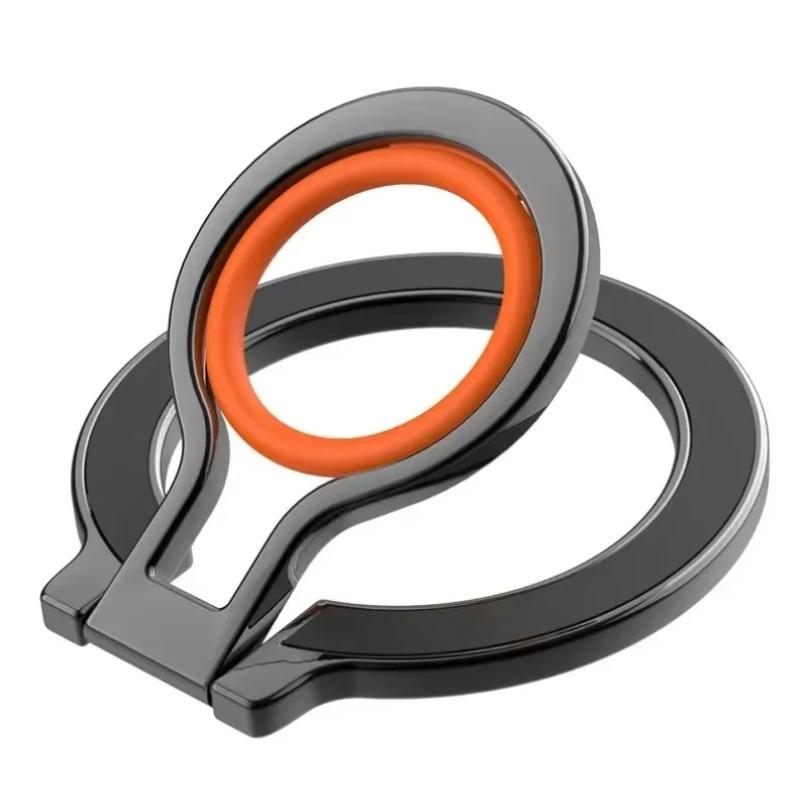 For Magsafe iPhone 16 15 14 13 12 Pro Mobile Phone Finger Ring Magnetic Holder Grip Strong Magnet Bracket 360° Rotation Stand