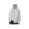 Adidas Unisex Woven Simple Versatile Casual Hooded Jacket Linen Green KB1751