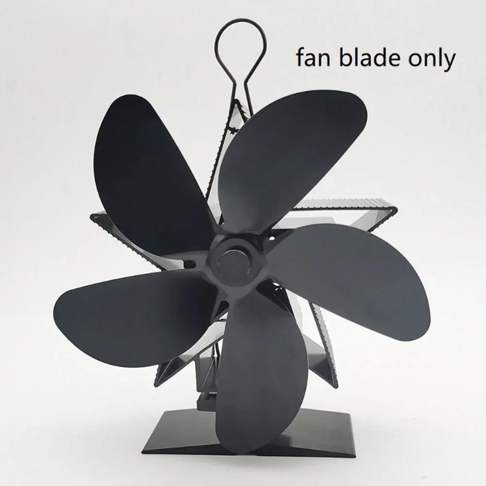 5lopatkový ventilátor domácího krbu Lopatkový ventilátor krbových kamen na dřevo Nízkohlučný výměna dílů ventilátoru krbových kamen (Pouze Fan Blades)