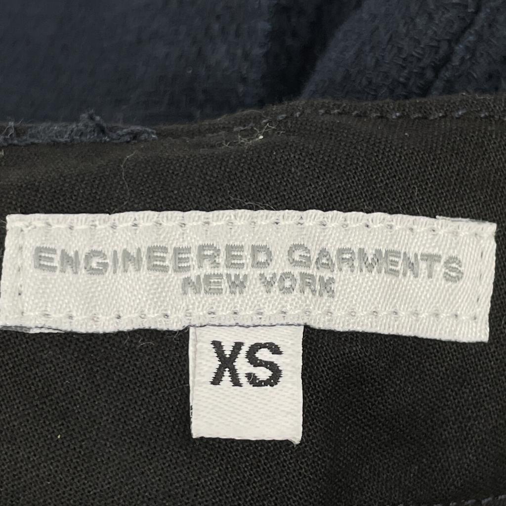 Engineered Garments Navy 25 Stainless Steel Cotton Linen Fatigue Shorts QT162 Bottoms XS NavyUsed