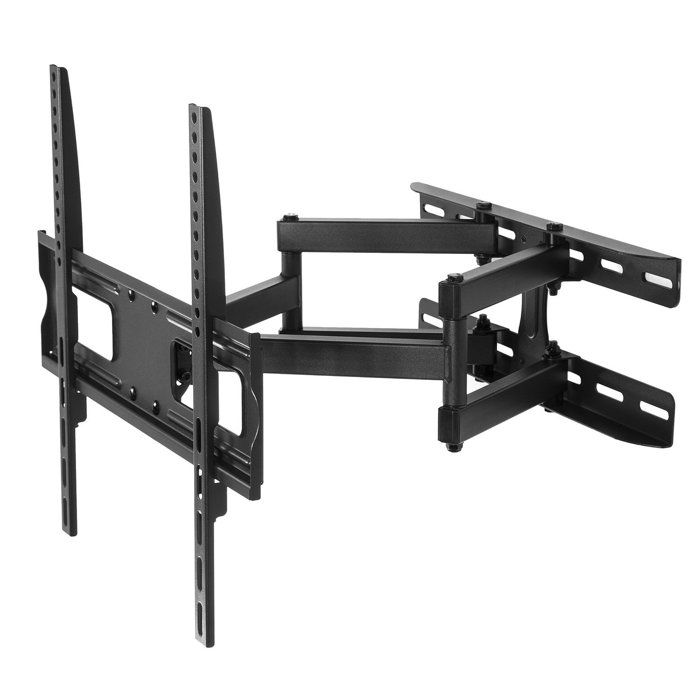 Support Mural Pour Écran LCD LED TV 26-55" 30kg Max VESA 400x400 Réglable Inclinable Pivotant Maclean MC-760