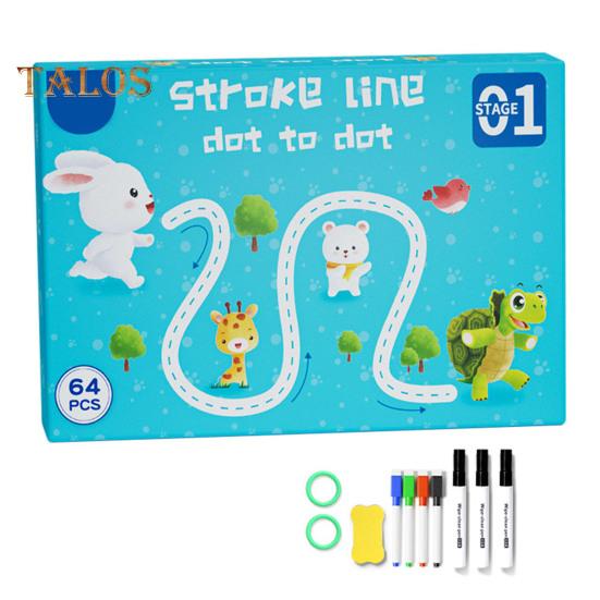 

Детская книга для обучения управлению ручкой с ластиком для ручек, многоразовая, для дошкольников, для раннего образования, для практики письма, для обведения линий, для малышей, мальчиков и девочек C