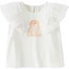 DAVE & BELLA Girls' Printed Short-Sleeve T-Shirt