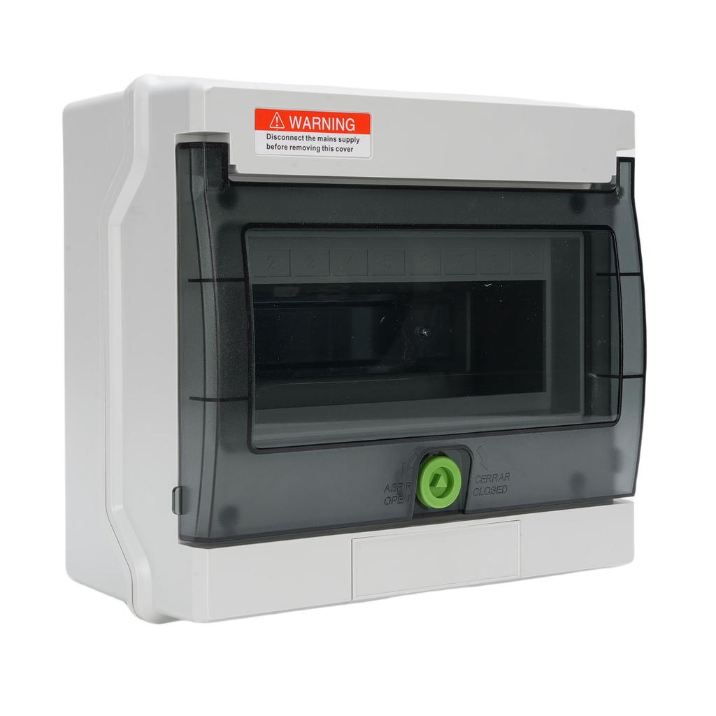4 Way Distribution Box Circuit Breaker Enclosure with DIN Rail Mounting IP66 Water Proof for Indoor Outdoor Use