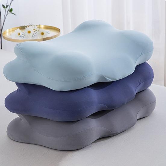 Ergonomický spací polštář z paměťové pěny Cloud Contour Polštář s dvojí výškou pro podporu krku s tunelem na ruce pro spáče na boku, zádech a břiše