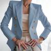Women's 2025 Autumn/Winter Solid Color Fashion Casual Short Suit Jacket
