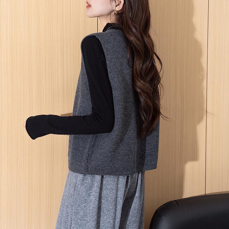 TonLion 2025 Autumn/Winter Women's Knit Vest Top
