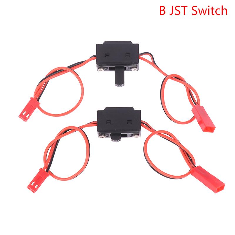 2 buc Receptor Pornit / Oprit Baterie Comutator Rc Cu Cablu Conector Futaba / Jr Jst Pentru Drone Rc cu Aripi Fixe Model Mașină Barcă
