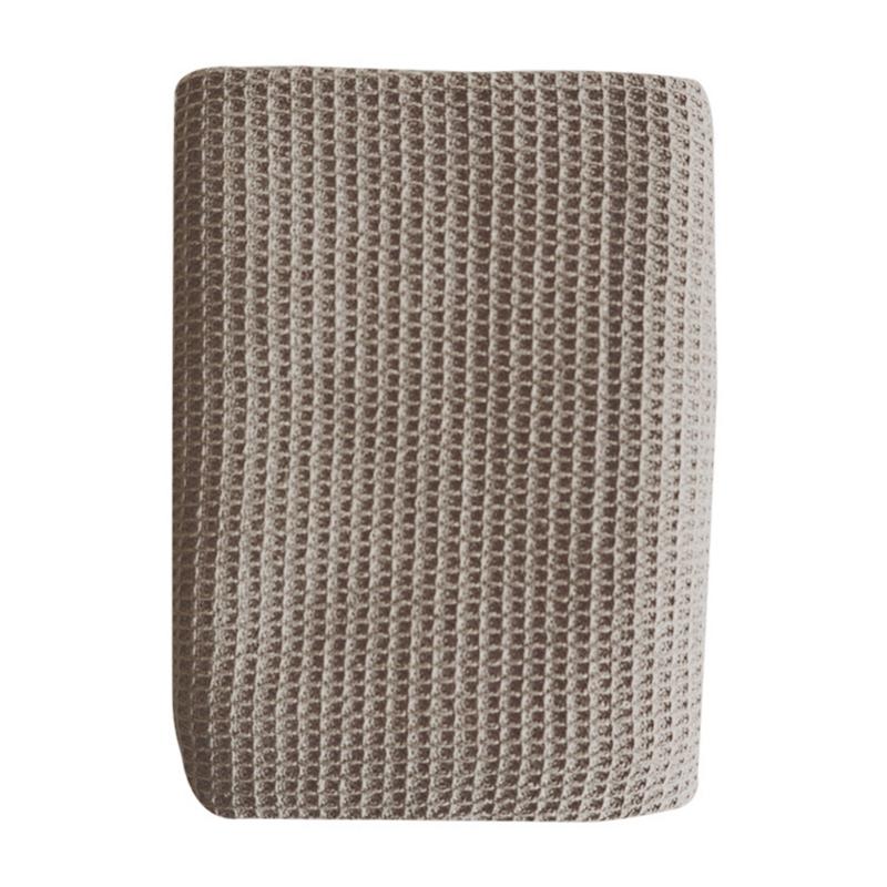 Absorbent Square Cotton Kitchen Towel Textured Dish Drying Cloth For Home Dining Use