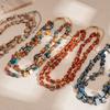 Double-layer Beaded Necklace Irregular Jewelry Accessories Colorful Necklace  Party Gifts