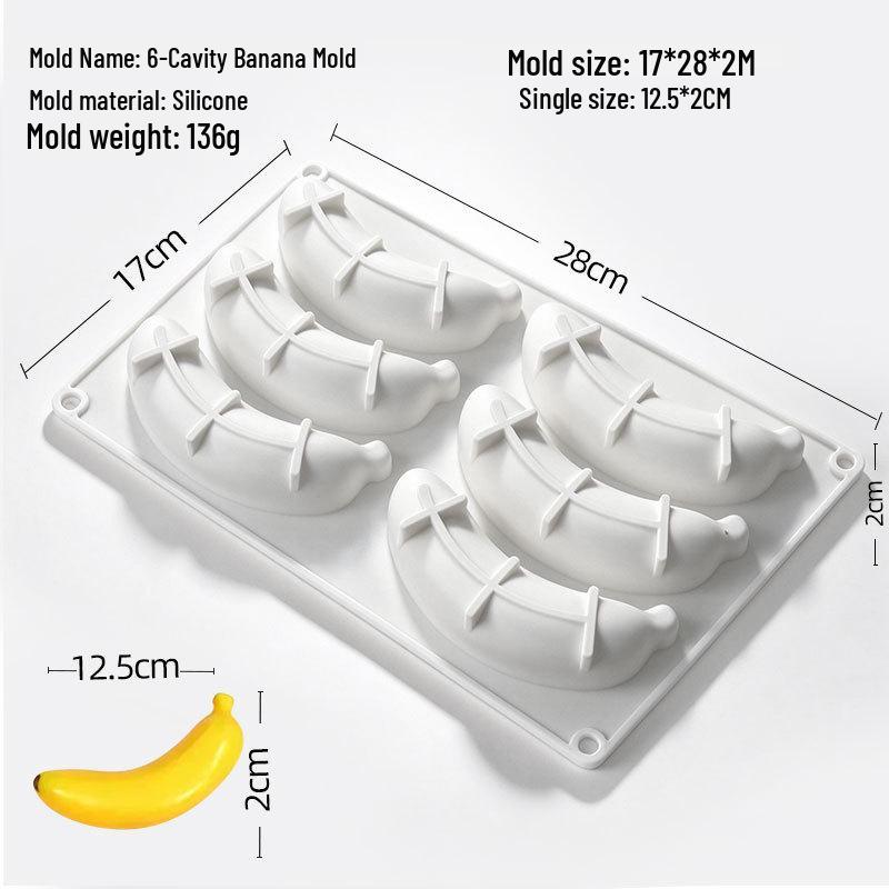 Handmade Silicone 3D Mousse and Chocolate Mold for Round Desserts, Available In Small and Large Sizes