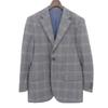 Dorland House Excellent Condition Shadow Check 100% Cashmere Tailored Jacket, Men's, Gray, Size 94A6 Jacket 94A6 grayUsed