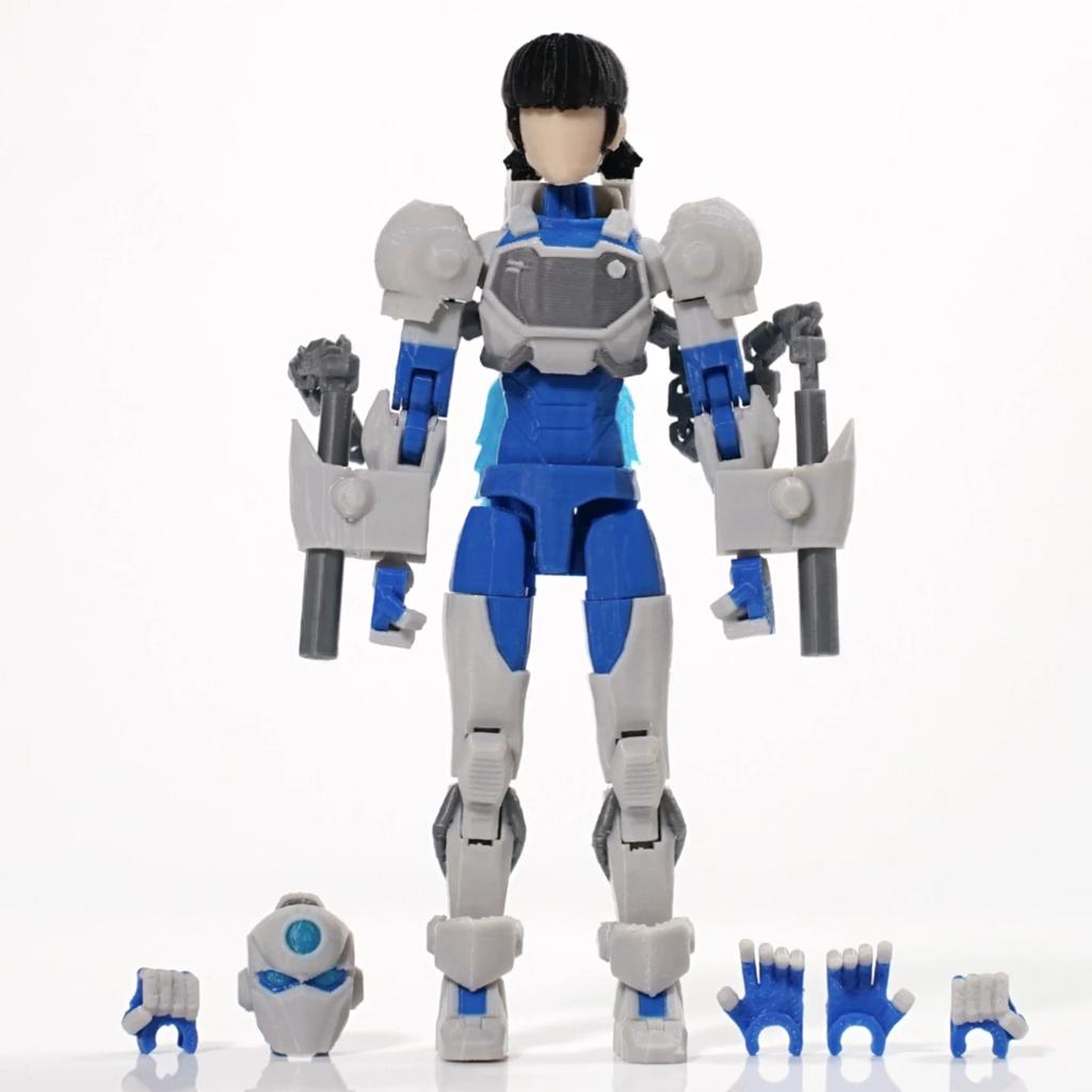 En Stock Nuevo Figuras de Acción Invincible Toys Impresas en 3D T13 Dummy 13 Superhéroes Juguetes Articulados Móviles Cambiaformas