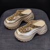 Small thick-soled bag head slippers women's 2025 new one-pedal lazy outer wear casual fashion versatile cool slippers