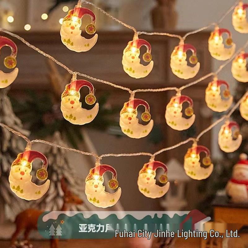 Cross-border Christmas LED String Lights for Indoor Decor - Festive and Decorative Atmosphere Enhancement