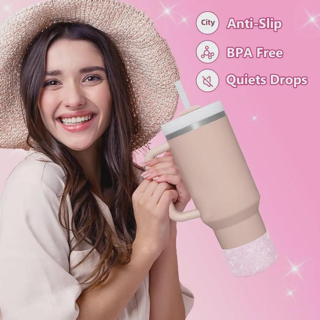 Sada sportovních lahví a držáku do auta Stanley Glitter