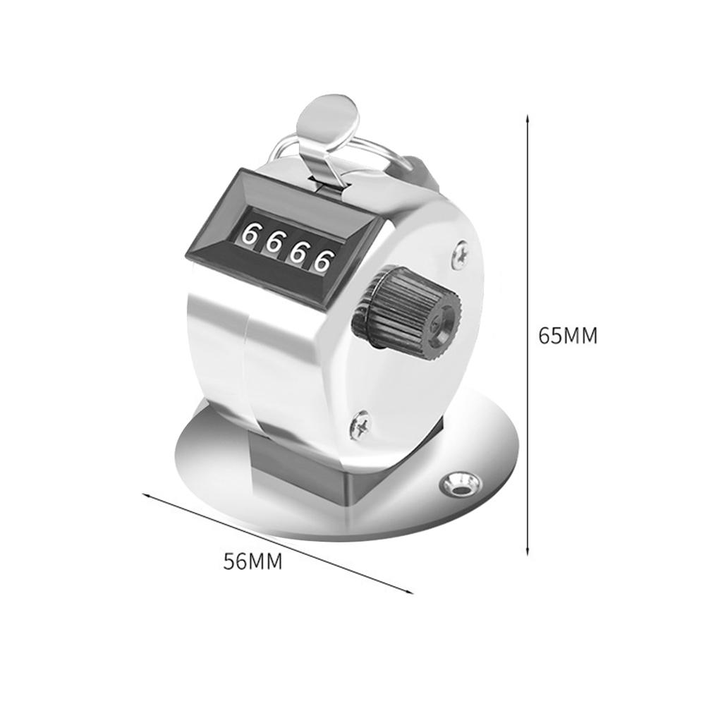 Display Electronic Tally Counter 4 Digit Number Mini Portable Manual Press Tally Counter with Mechanical Button