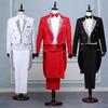 Men's Fit Suit Choral Suit Suit Stage Performance Jacket + Pants 2 Piece Set