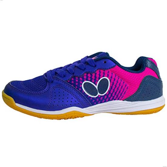 Table Tennis Shoes Rezoline Bilight Unisex Lightweight Model 93670 Navy x Rose cm [Butterfly] 24.5