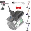Adaptador de Bateria de Lítio Hikoki para Aspirador Dyson Compatível com Dyson Portátil Animal Absolute Motorhead Pro e Gatilho V7/V8 Adaptador, 18V-36V V7/V8