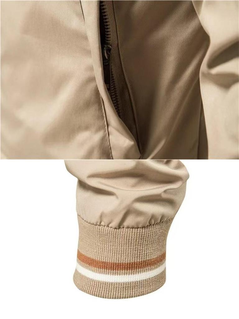 Trendy Men's European-American Spring/Autumn Casual Jacket - Fashionable Thin Outerwear