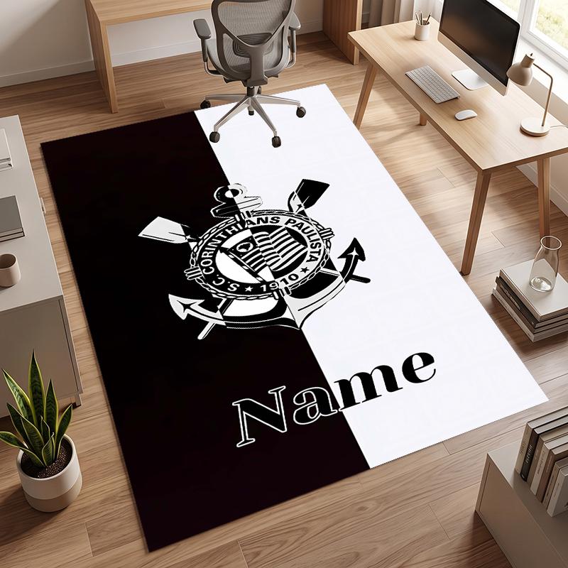 Sport Club Corinthians Paulista (1) Personalisierter Name Büro Teppich Stilvolle Dekoration für Wohnzimmer Schlafzimmer Küche