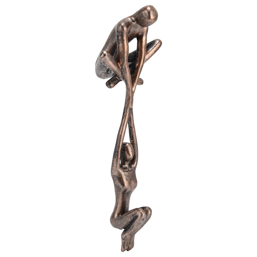 Dancing Sculpture Resin Statue Couple Figurine Ornament for Home Office Desktop Decor