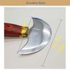 Zhihui Semi-Circular Leather Cutting Knife - DIY Edge Shaving & Thinning Tool