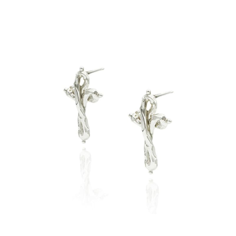 POPPI Cross symbol earrings no.2