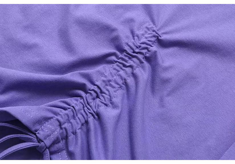 2021 Plus Size Summer Short Sleeve Women's Drawstring Irregular T-shirt, Slimming Design for 200 Jin 464