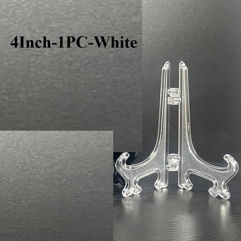 10Pcs Plastic Clear Easels Plate Holders Display Stand Stander Picture Frame Photo Tools