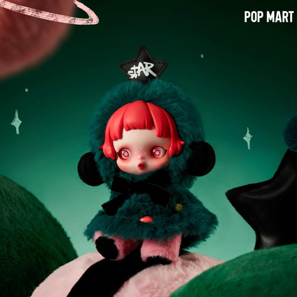 Pop Mart Original Labubu Korea SKULLPANDA Vollständige Sammlung Alle 6 SET Schlüsselanhänger