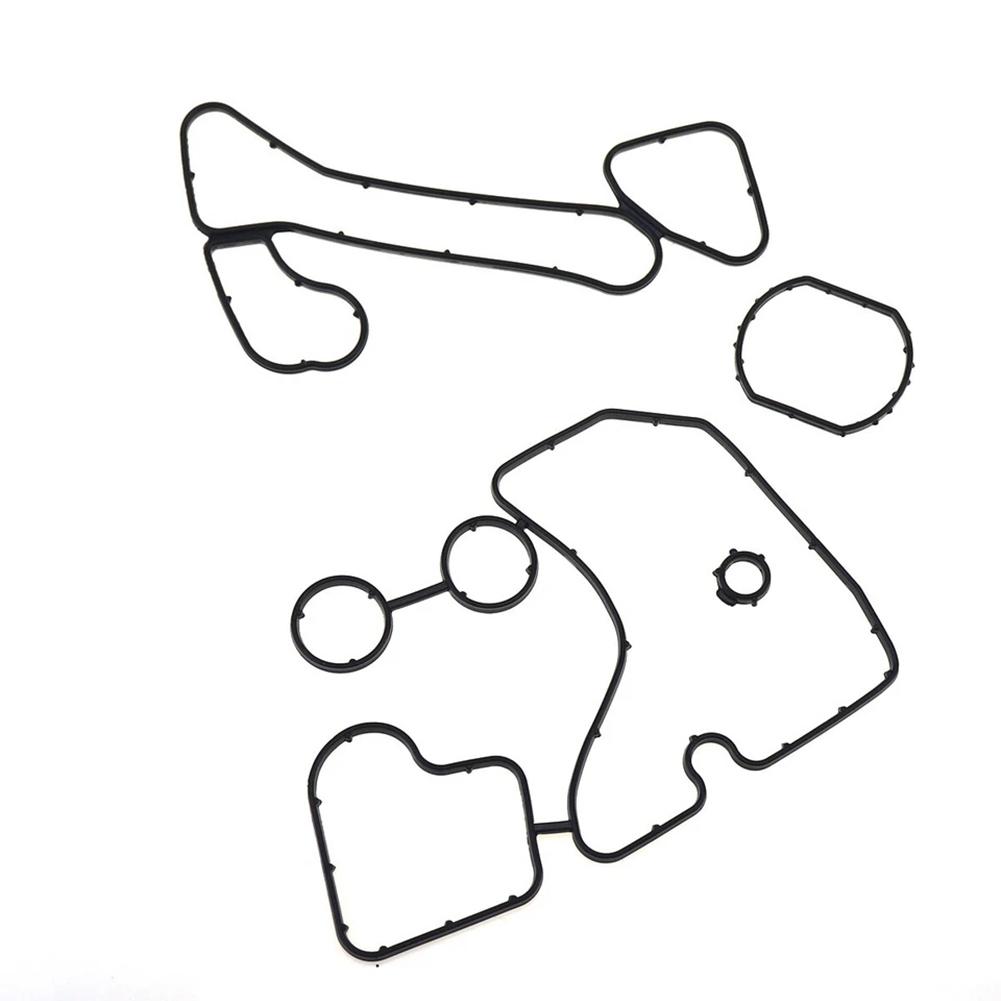 C44444444444444ar Engine Oil Cooler Gasket Seal Sealing Gasket For TOiadiatBas9117070B 059117070 For A6 A7 A8 For Q5 For Q7 3.0L